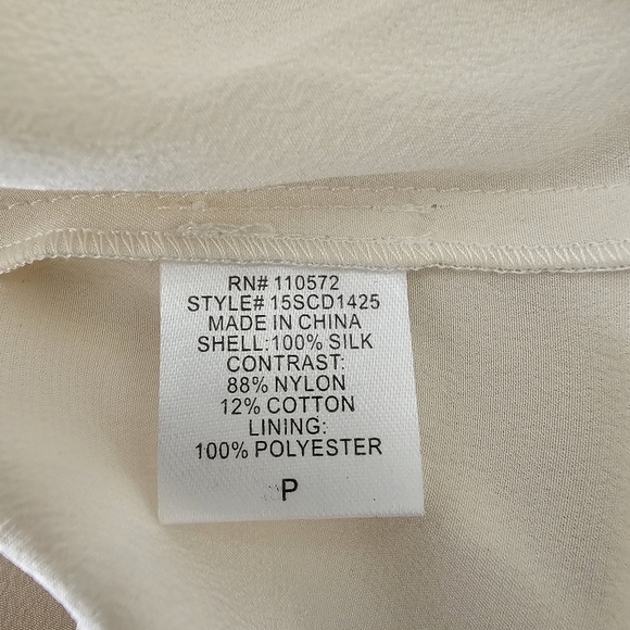 Twelfth Street by Cynthia Vincent "Both Sides Now" Lace Bib Blouse - Picture 11 of 12